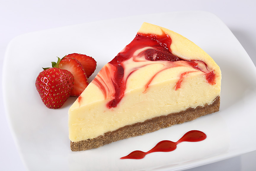 Order Strawberry Swirl Cheesecake food online from Salam restaurant store, Chicago on bringmethat.com