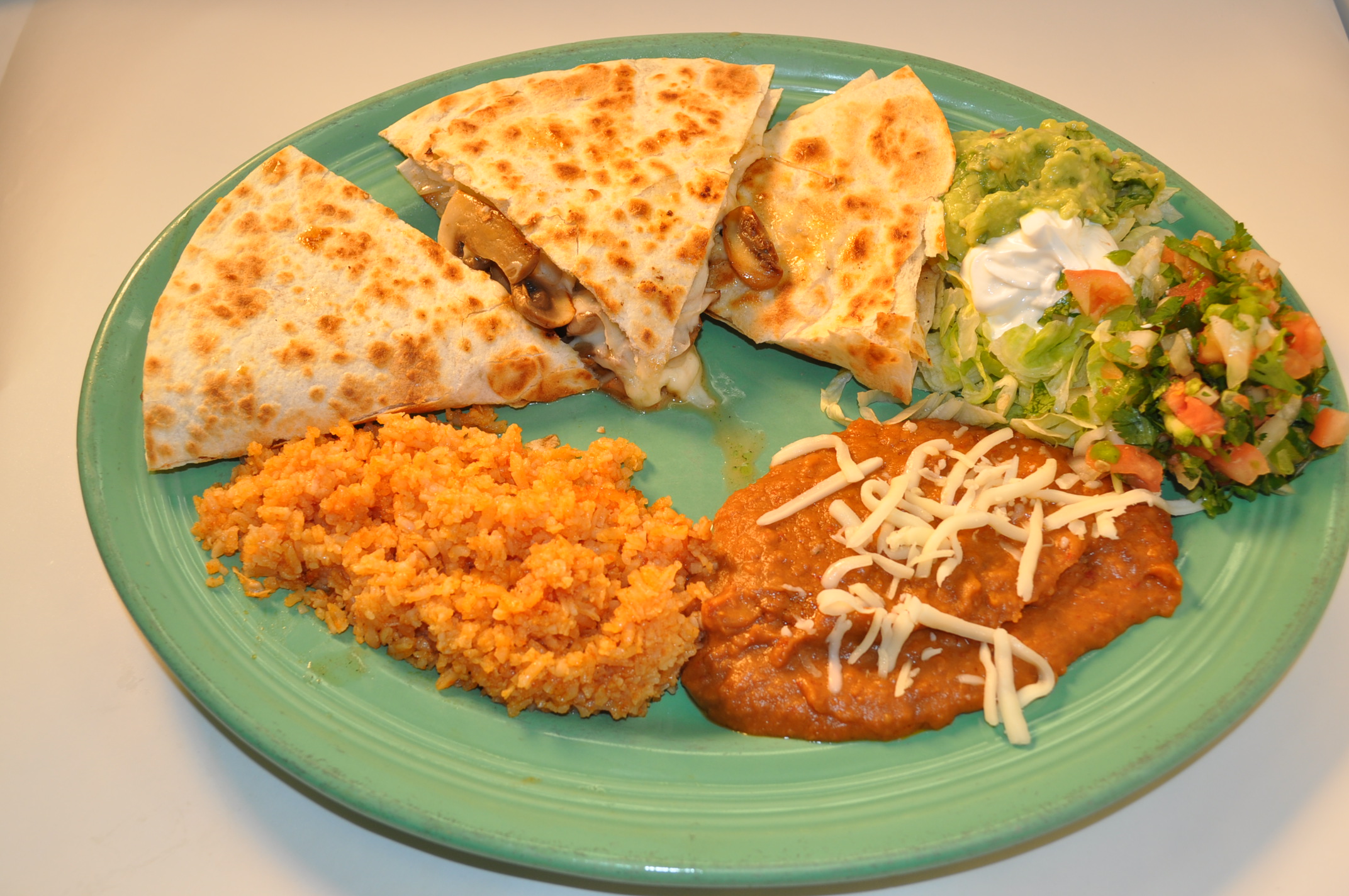 Order Quesadilla Del Mar food online from Good Tequilas Mexican Grill store, Glendale Heights on bringmethat.com