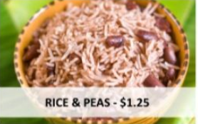 Order Rice and Peas food online from Pepper & Spice Jamaican Restaurant store, Fort Wayne on bringmethat.com