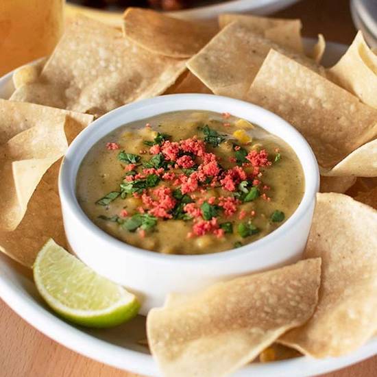 Order NEW! Roasted Corn Queso Dip food online from Wings And Rings store, Lewis Center on bringmethat.com