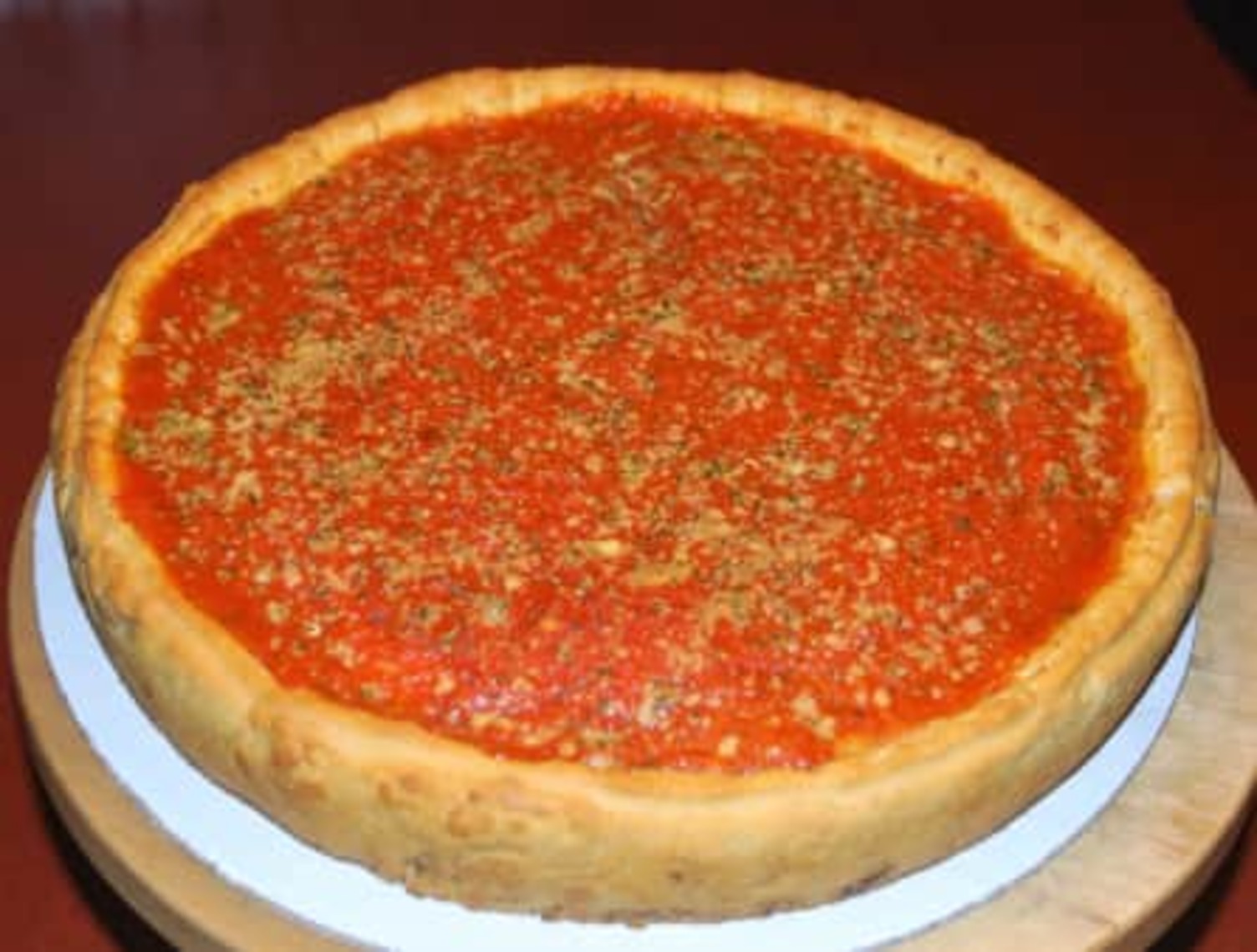 Order Small Deep Dish Cheese. food online from PizzaPapalis store, Bloomfield Hills on bringmethat.com
