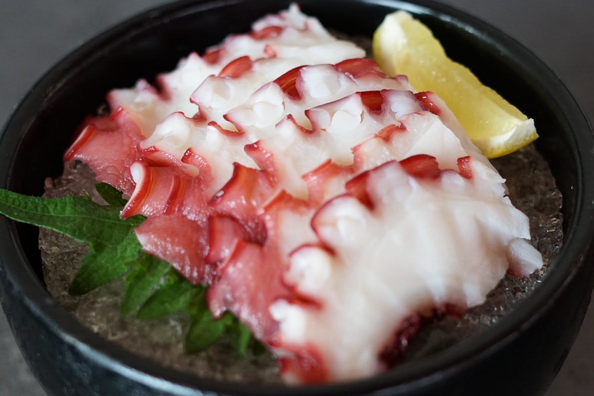 Order OCTOPUS “TAKO” food online from Ra Sushi store, Chino Hills on bringmethat.com