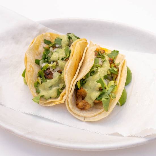 Order Mexico City Tacos (2)* food online from Felipe Taqueria store, New Orleans on bringmethat.com