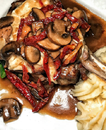 Order Veal Marsala food online from Locale Gastro Bar store, Patchogue on bringmethat.com