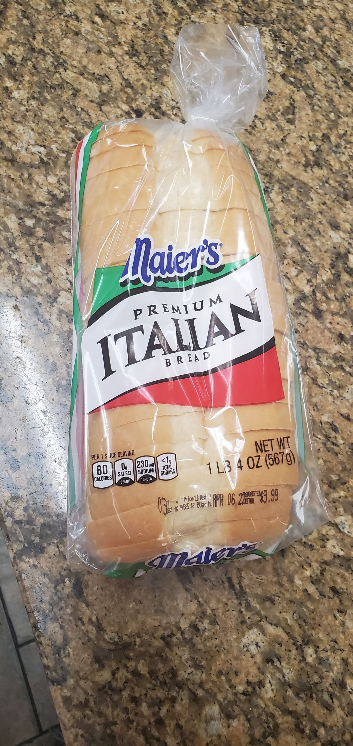 Order Maiers Italian Bread food online from Italian Kitchen store, Pennsville on bringmethat.com