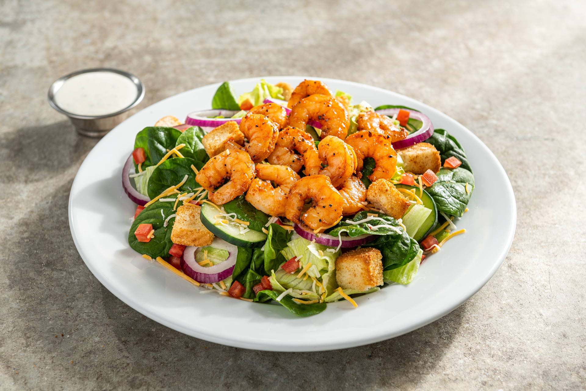 Order Shrimp House Salad food online from Chili Grill & Bar store, Casa Grande on bringmethat.com