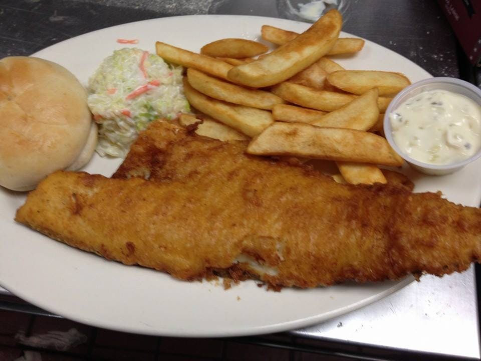 Order Fish Fry - Dinner food online from Chick-N-Pizza Works store, Buffalo on bringmethat.com