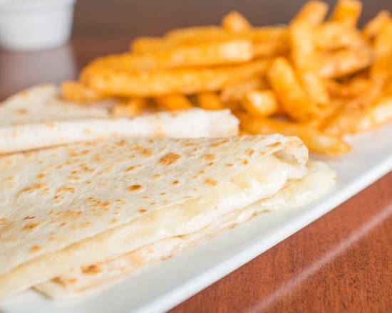 Order Quesadilla Plate food online from Taco Burrito King store, Channahon on bringmethat.com