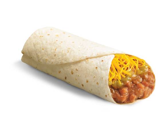 Order Bean & Cheese Burrito with Green Sauce food online from Del Taco store, Tulare on bringmethat.com
