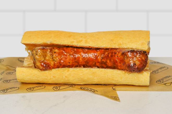 Order Charbroiled Italian Sausage Sandwich food online from Buona store, Glen Ellyn on bringmethat.com