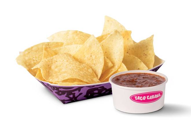 Order Small Chips & Salsa Fuego food online from Taco Cabana store, San Antonio on bringmethat.com