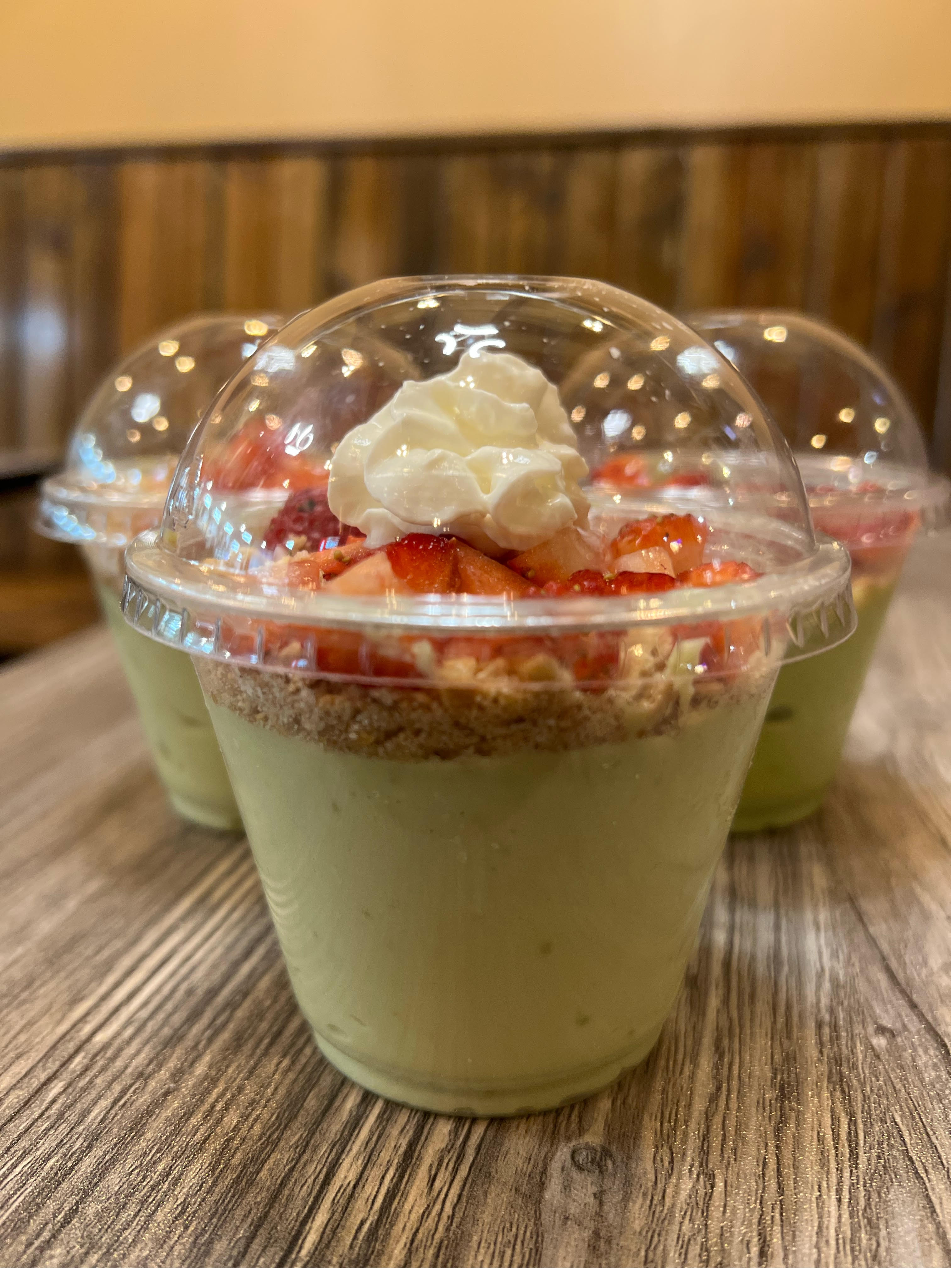 Order Avocado Cheesecake (cup) NEW!!! food online from Avocado Theory store, Tinley Park on bringmethat.com