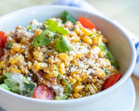 Order “Street Corn” Caesar Salad food online from Post Office Cafe store, Babylon on bringmethat.com