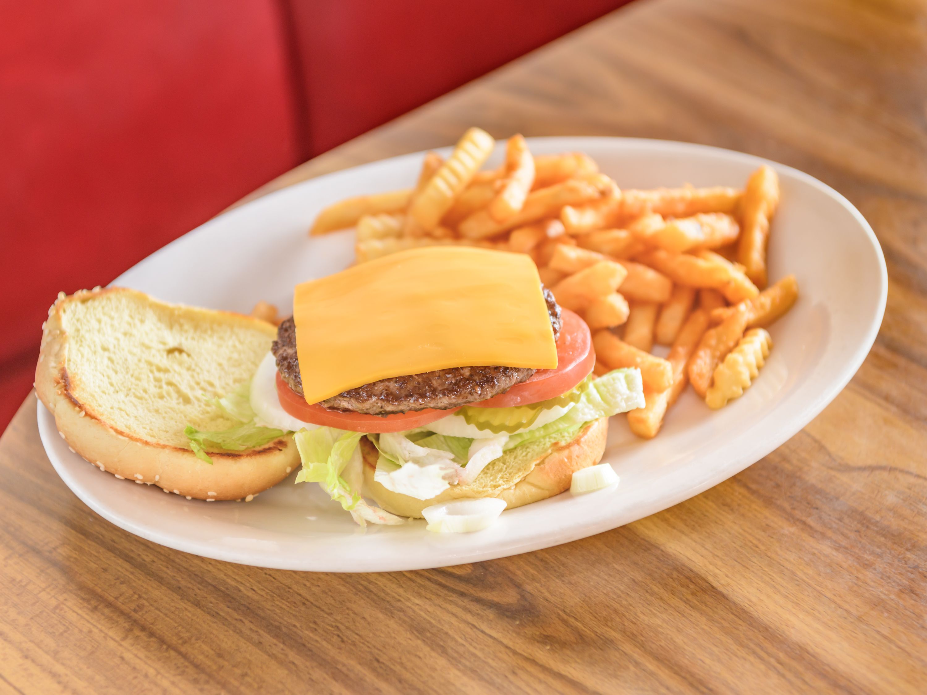 Order Cheeseburger food online from Chelio's Diner store, Oklahoma City on bringmethat.com