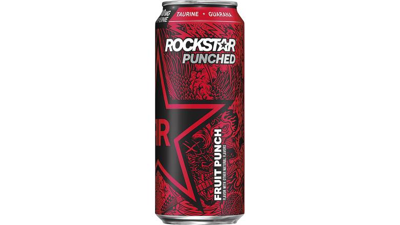 Order Rockstar Punched Energy Drink, Fruit Punch food online from Riverside Sunoco store, Westport on bringmethat.com