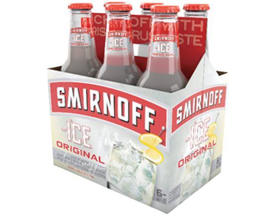 Order Smirnoff Ice, 6pk-12oz bottle beer (5% ABV) food online from Samco Food Store store, Bakersfield on bringmethat.com