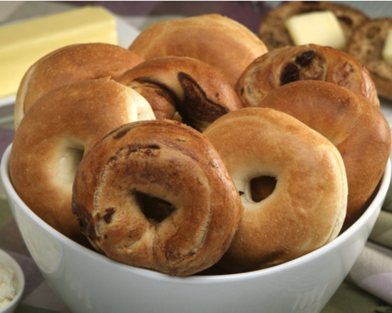 Order Mini Bagel with Butter food online from Ny Jumbo Bagels store, New York on bringmethat.com