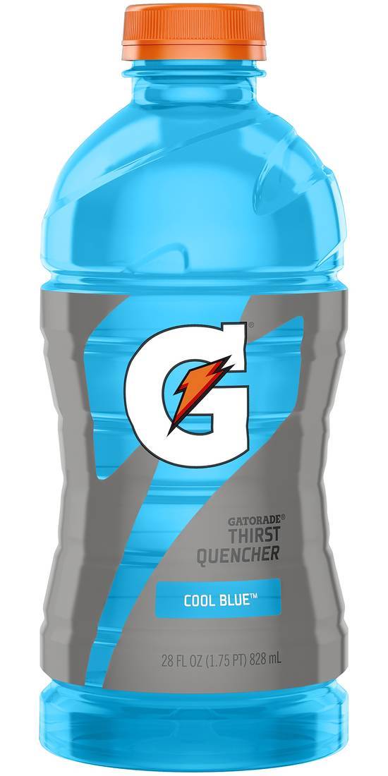 Order Gatorade Cool Blue Raspberry 28 oz food online from Extra Mile 3062 store, Vallejo on bringmethat.com
