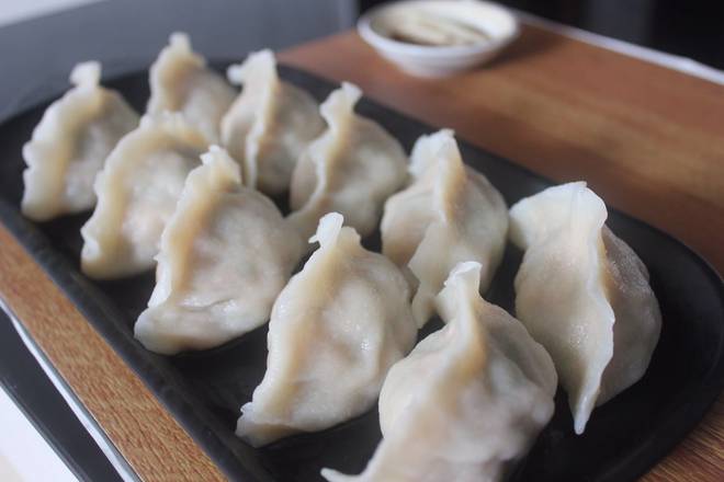 Order Fish and Chive Dumplings food online from Northern Cafe Brentwood store, Los Angeles on bringmethat.com