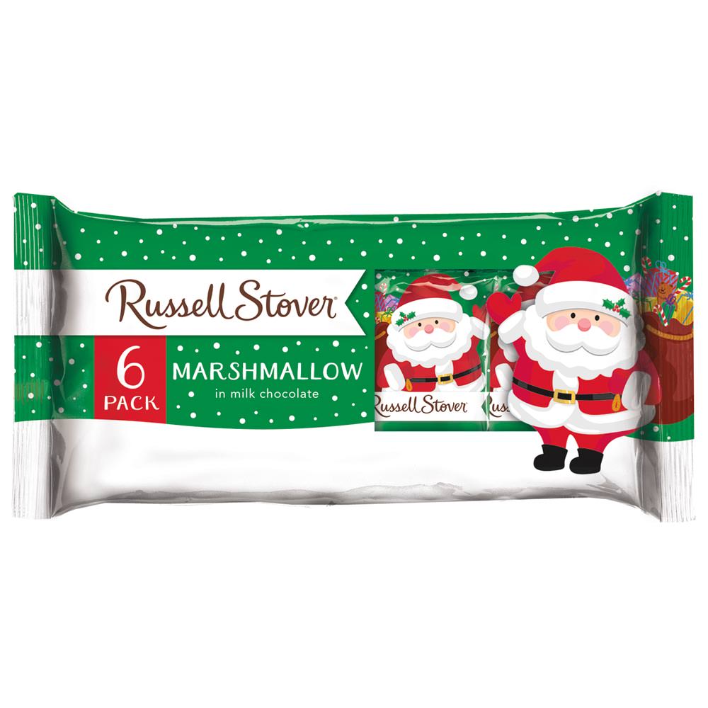 Order Russell Stover Milk Chocolate Marshmallow Santa Face - 7 oz food online from Bartell store, Edmonds on bringmethat.com