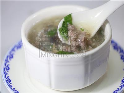 Order West Lake Minced Beef Soup food online from Minghin Cuisine - Streeterville store, Chicago on bringmethat.com
