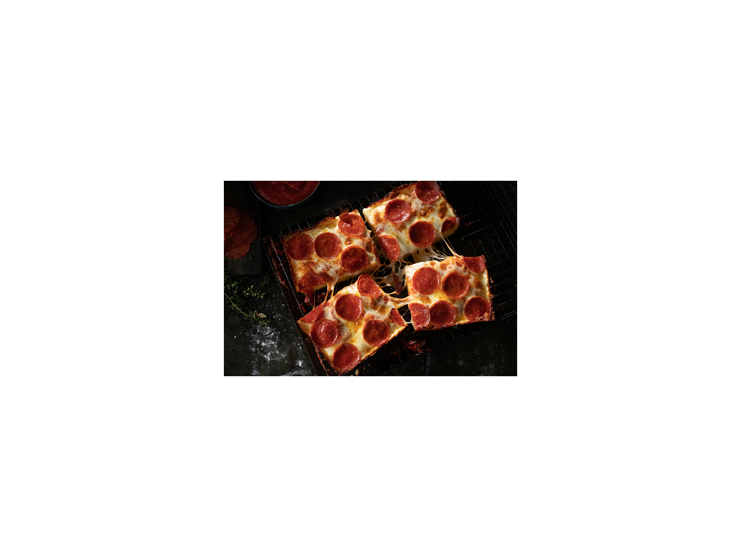 Order 4 Corner Pizza® food online from Jet's Pizza store, Sterling Heights on bringmethat.com