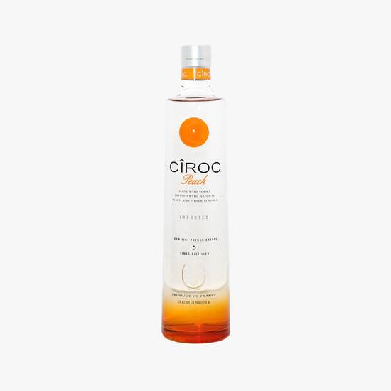 Order Ciroc Peach 750ml | 40% abv food online from Pink Dot store, Chino Hills on bringmethat.com
