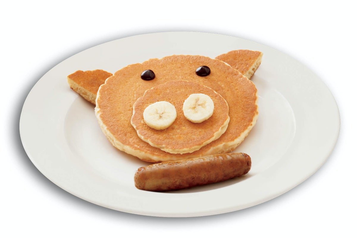 Order Little Piggy Pancakes food online from Bob Evans store, Columbus on bringmethat.com