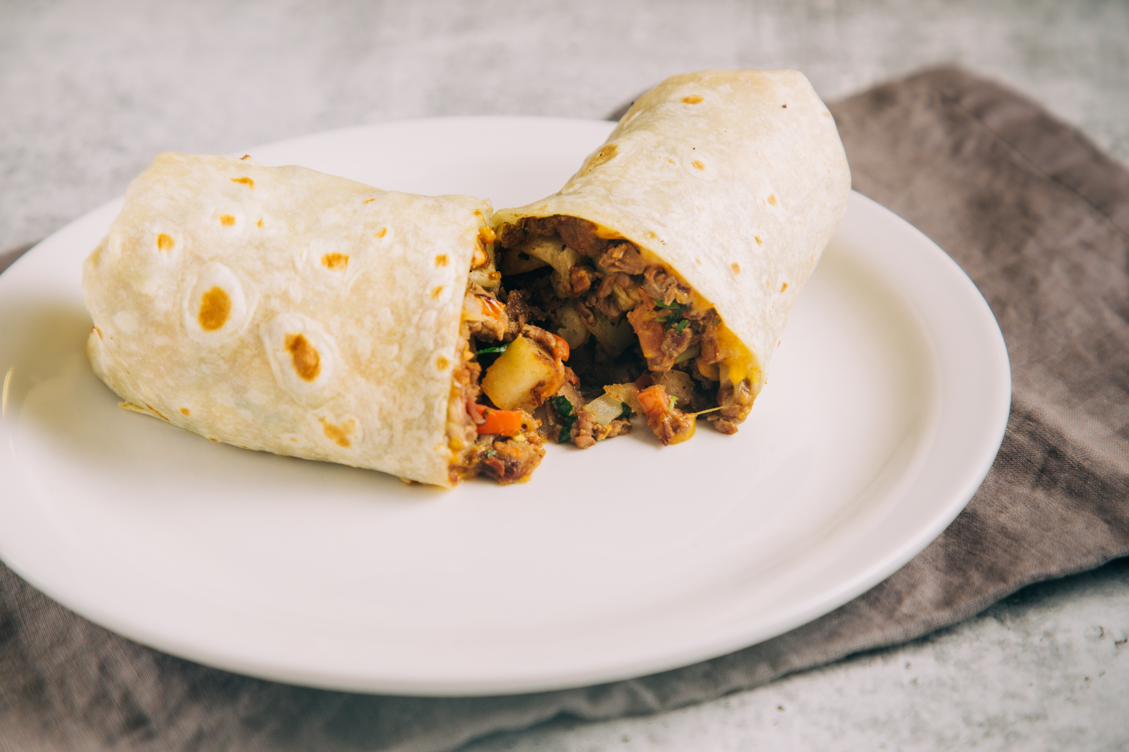 Order California Burrito food online from Betos Mexican Food store, West Valley City on bringmethat.com