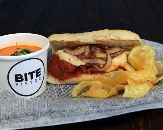 Order Meatball Sub food online from Bite Bistro store, Dallas on bringmethat.com