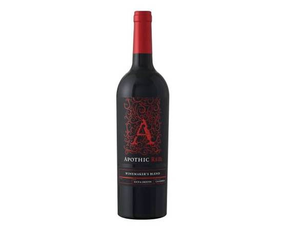 Order Apothic Red, 750mL wine (13.5% ABV) food online from Cold Spring Liquor store, Liberty Hill on bringmethat.com