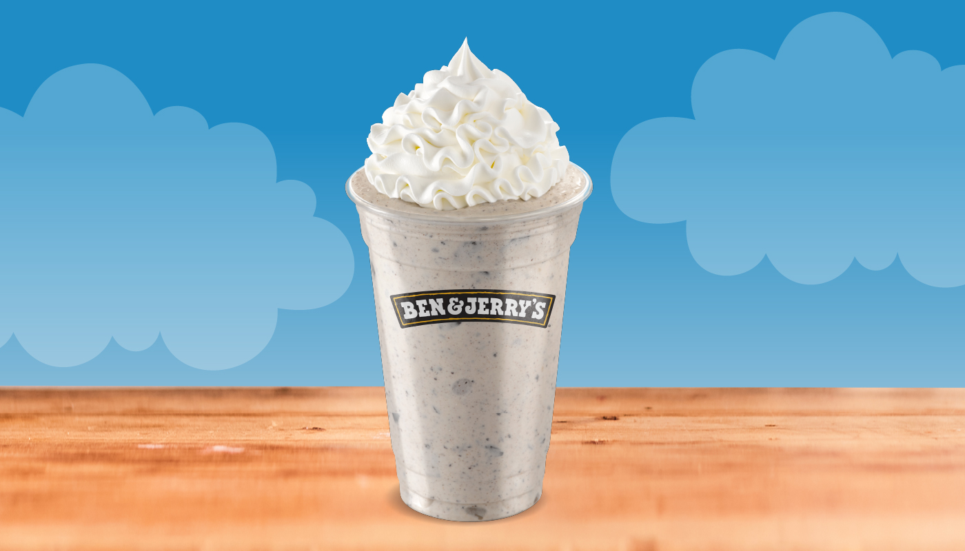 Order Custom Milkshake (20oz) food online from Ben & Jerry store, Universal City on bringmethat.com