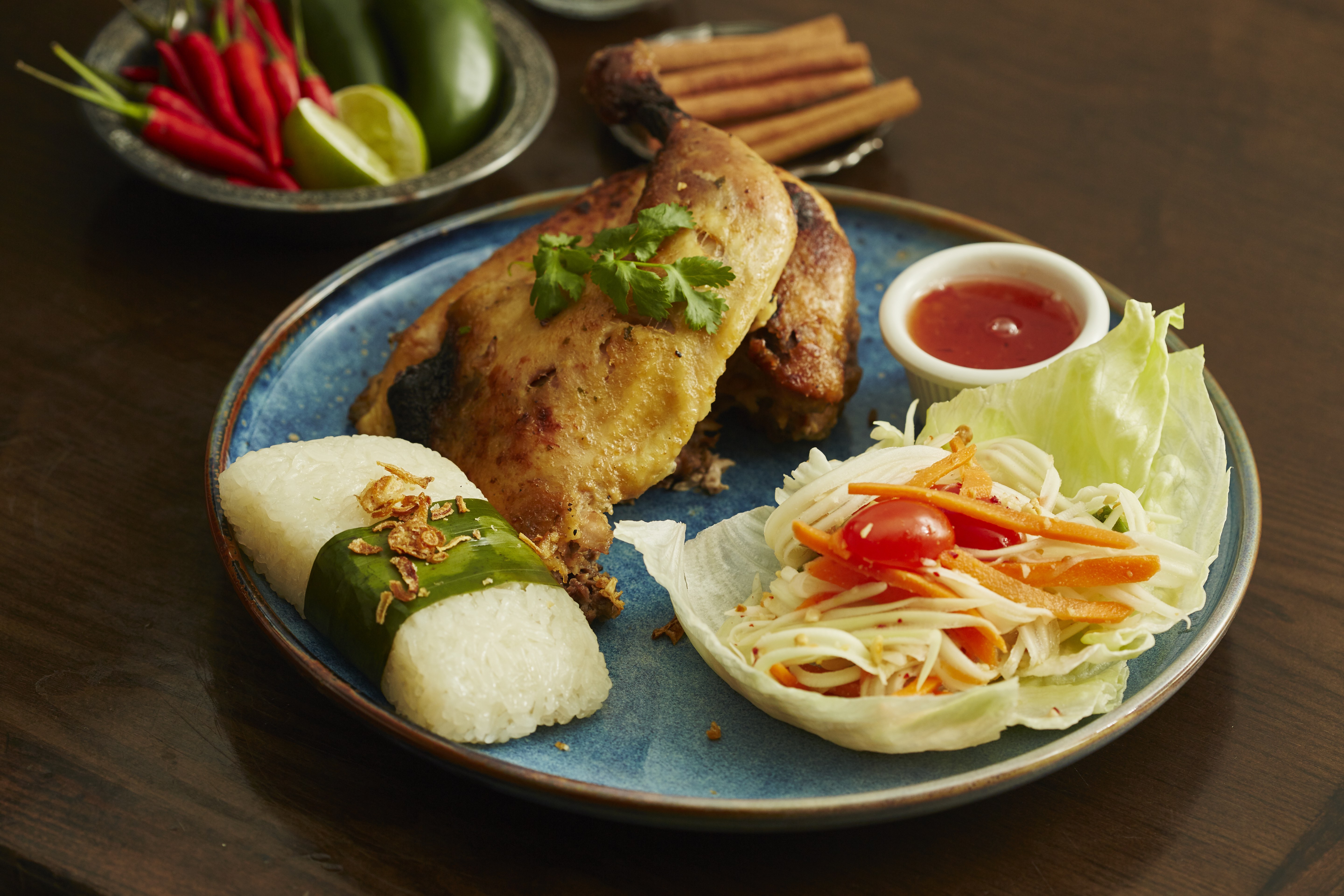 Order Char-Grilled Chicken food online from Spice thai store, New York on bringmethat.com