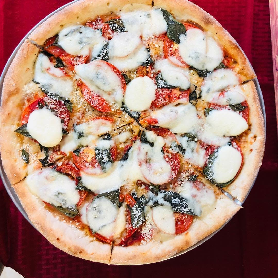 Order Margherita Pizza - Small 10" food online from Stella Mia Pizzeria store, Staunton on bringmethat.com