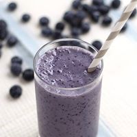 Order Blueberry Fruit Smoothie food online from Mithai Indian Cafe store, Cary on bringmethat.com