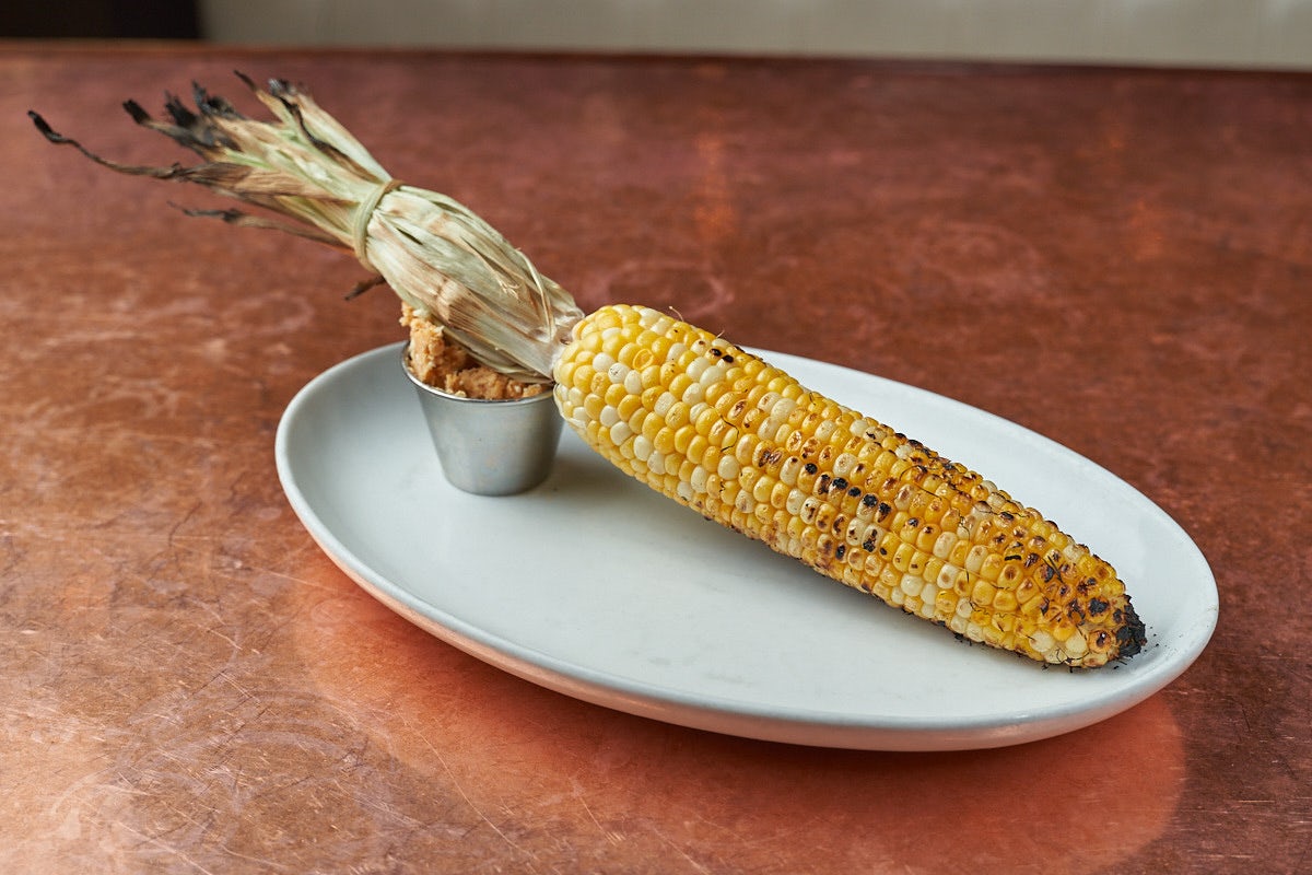 Order GRILLED CORN food online from City Works store, Pittsburgh on bringmethat.com
