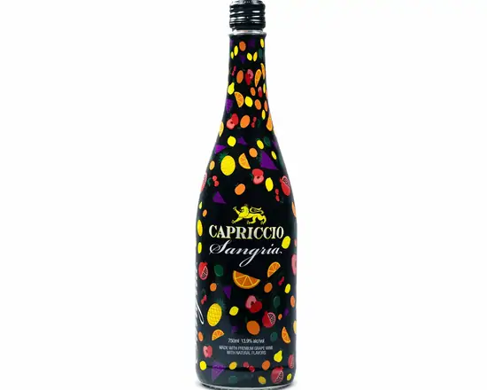 Order Capriccio Red, 750mL bubbly sangria (14.0% ABV), food online from Sousa Wines & Liquors store, Mountain View on bringmethat.com