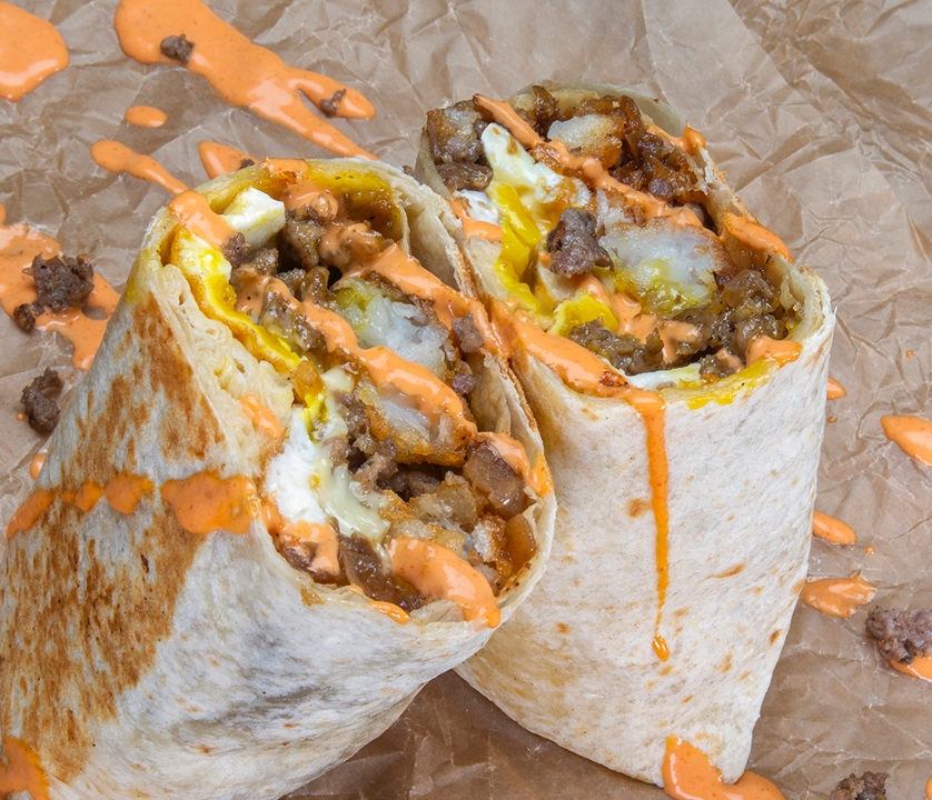Order IMPOSSIBLE HAUS BURRITO food online from Bad-Ass Breakfast Burritos store, Bethesda on bringmethat.com