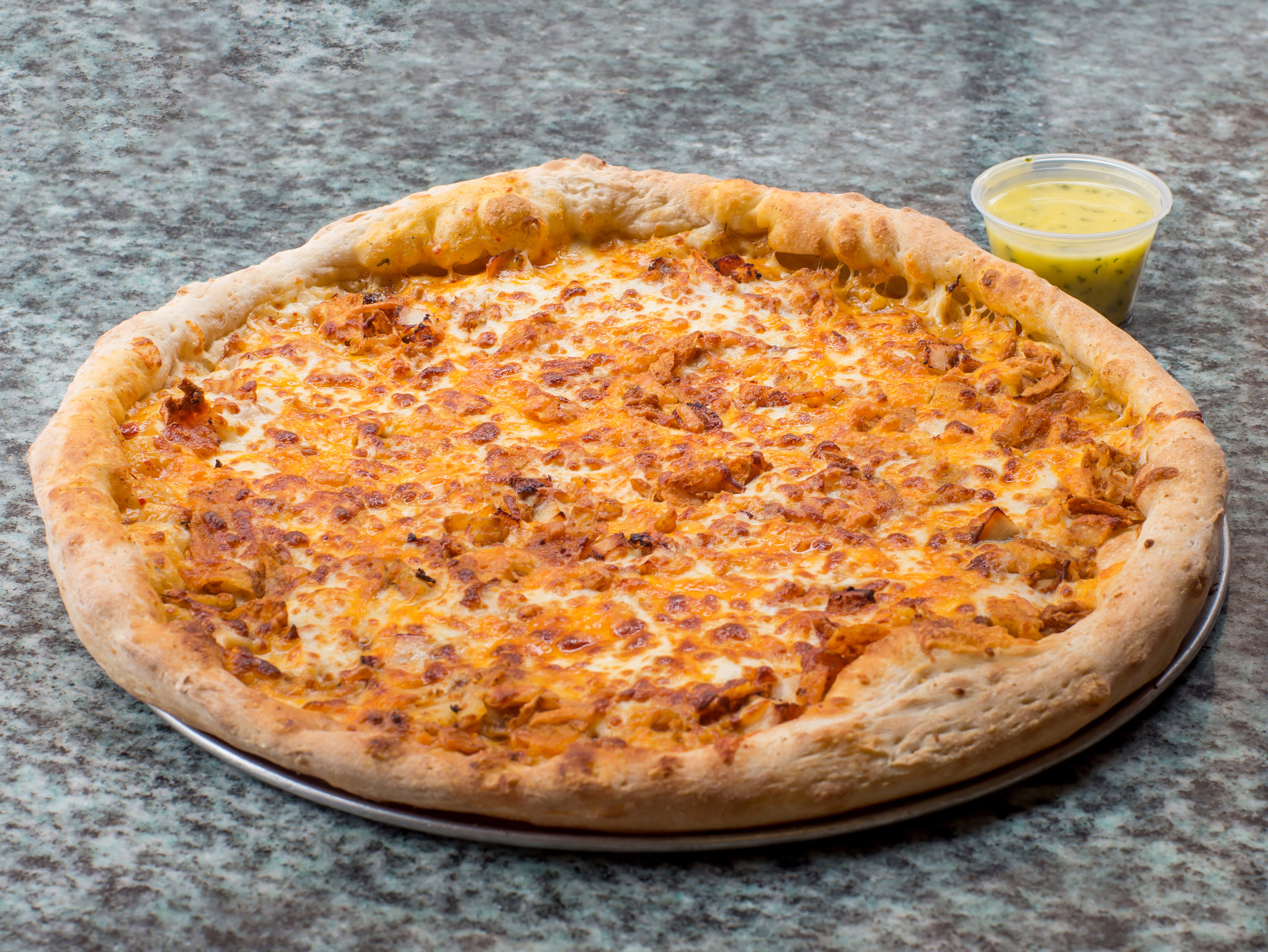 Order Buffalo Chicken Pizza food online from Burger House store, Pittsburgh on bringmethat.com