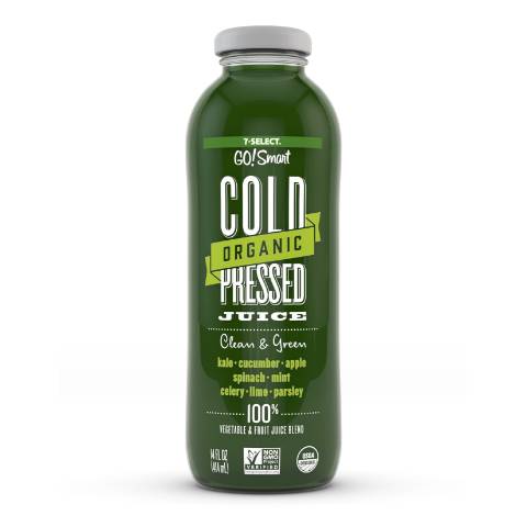 Order 7-Select Organic Cold Pressed Clean and Green 14oz food online from Stripes store, Del Rio on bringmethat.com