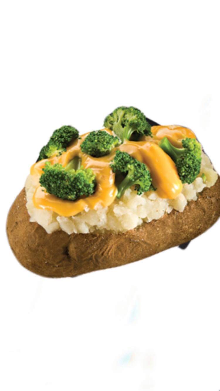Order Broccoli and Cheese Baked Potato food online from Great Steak store, Colonial Heights on bringmethat.com