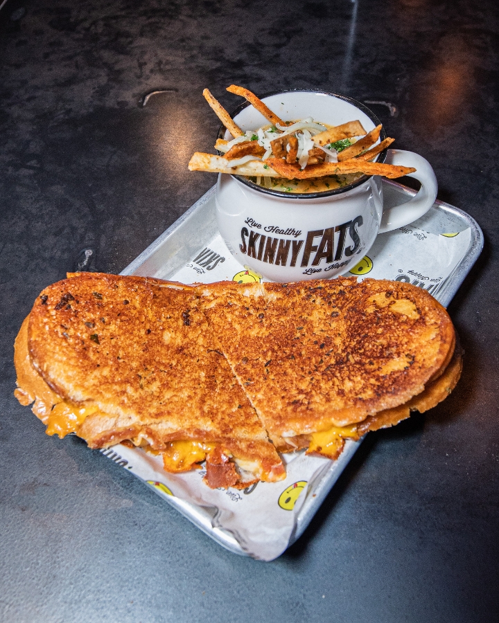 Order Grilled Cheese Supreme food online from Skinnyfats store, Las Vegas on bringmethat.com