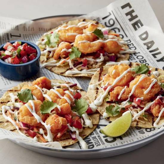 Order New! Lobster & Shrimp Tacos food online from Red Lobster store, Columbus on bringmethat.com