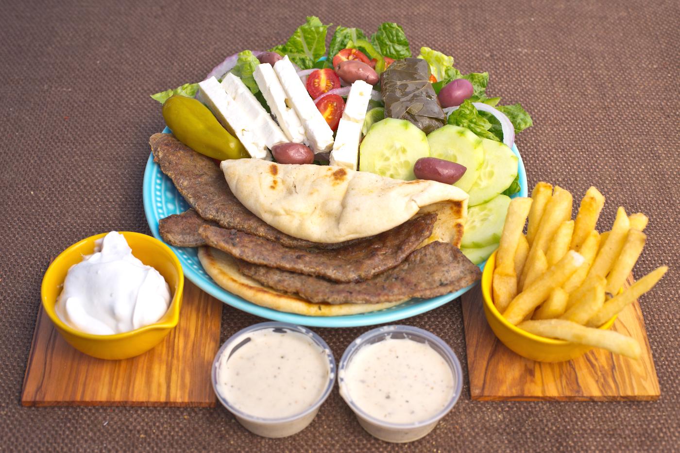 Order Beef Gyros food online from Golden Desserts store, Albany on bringmethat.com