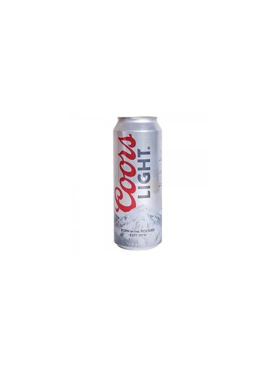 Order Coors Light 24 OZ Can (4.2 % ABV) food online from Chevron Extramile store, Morgan Hill on bringmethat.com