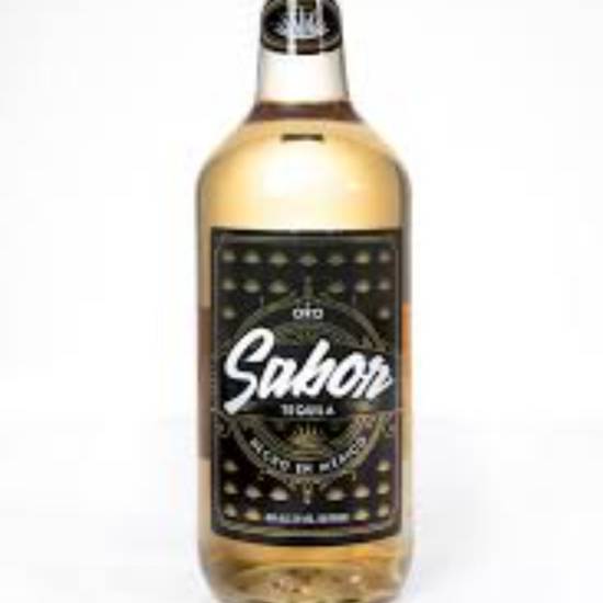 Order El Sabor Tequila Oro 1 Liter food online from Fast Stop Market & Liquor store, Victorville on bringmethat.com