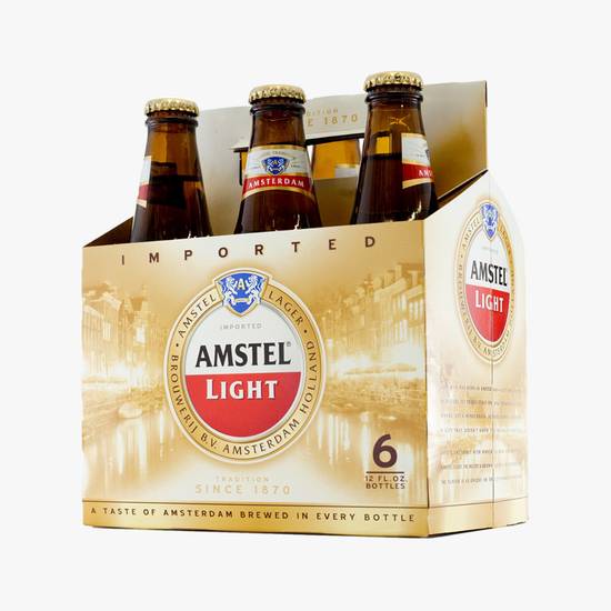 Order Amstel Light 12 Pack  food online from Goodie Liquor And Wine store, Santa Monica on bringmethat.com