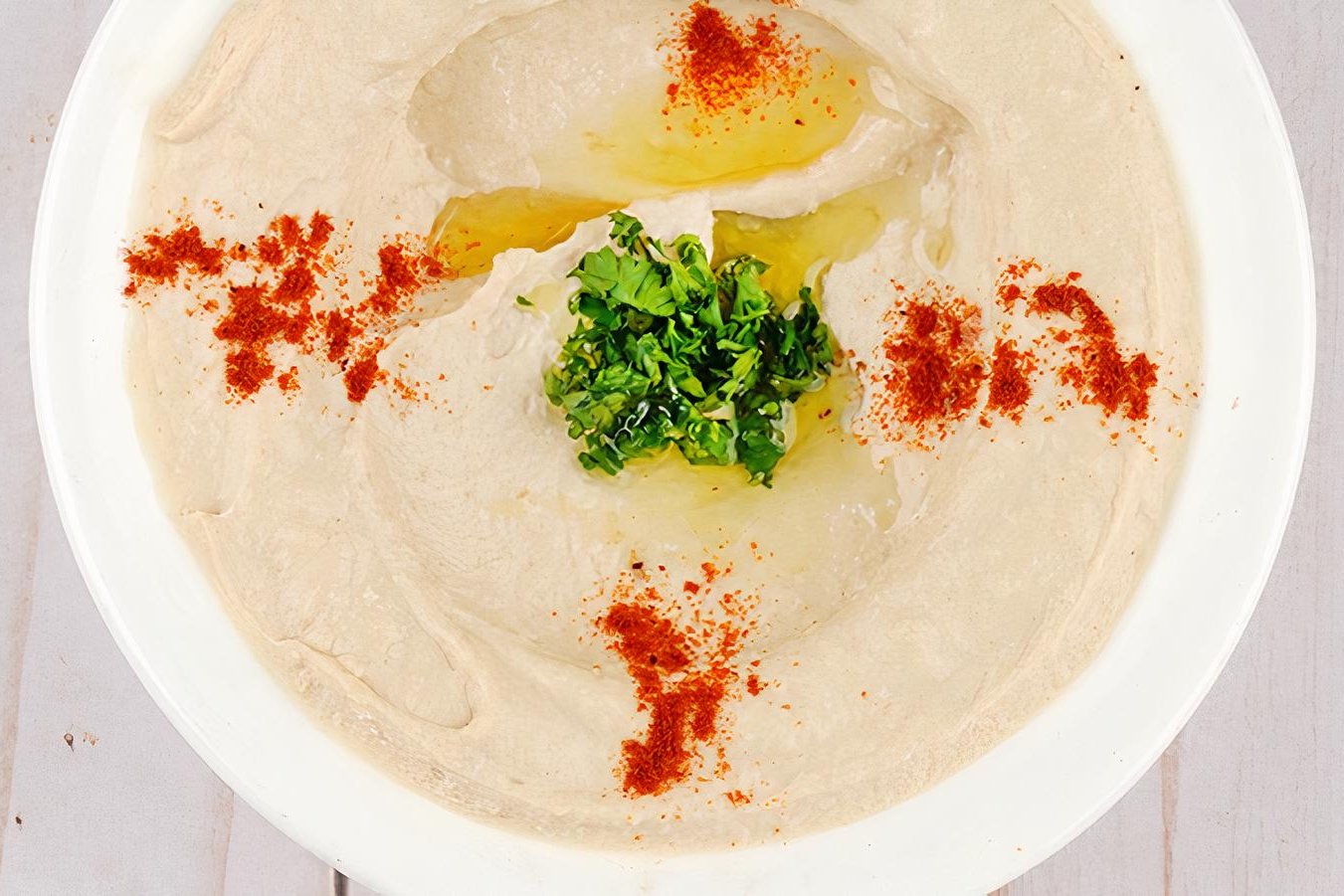 Order Hummus (small) food online from Tarme Mediterranean Grill store, Glendale on bringmethat.com