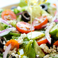 Order Greek Salad food online from Lancaster Brewing Company store, Harrisburg on bringmethat.com