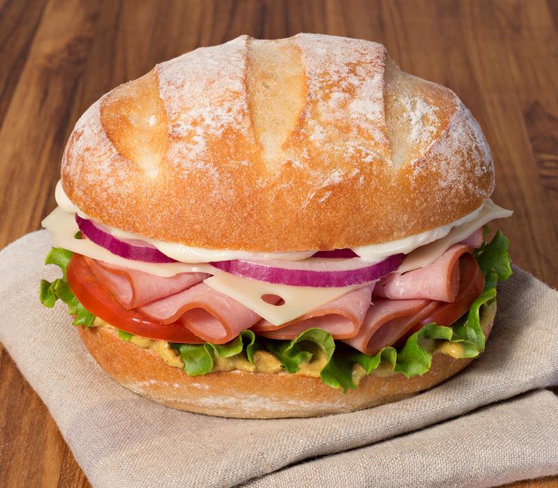 Order Ham and Swiss Sandwich food online from Einstein Bros store, Cleveland on bringmethat.com